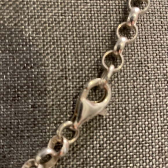 925 silver 22 3/4 inch very heavy necklace Nr. 1 selling on Etsy this year. - Picture 4 of 5